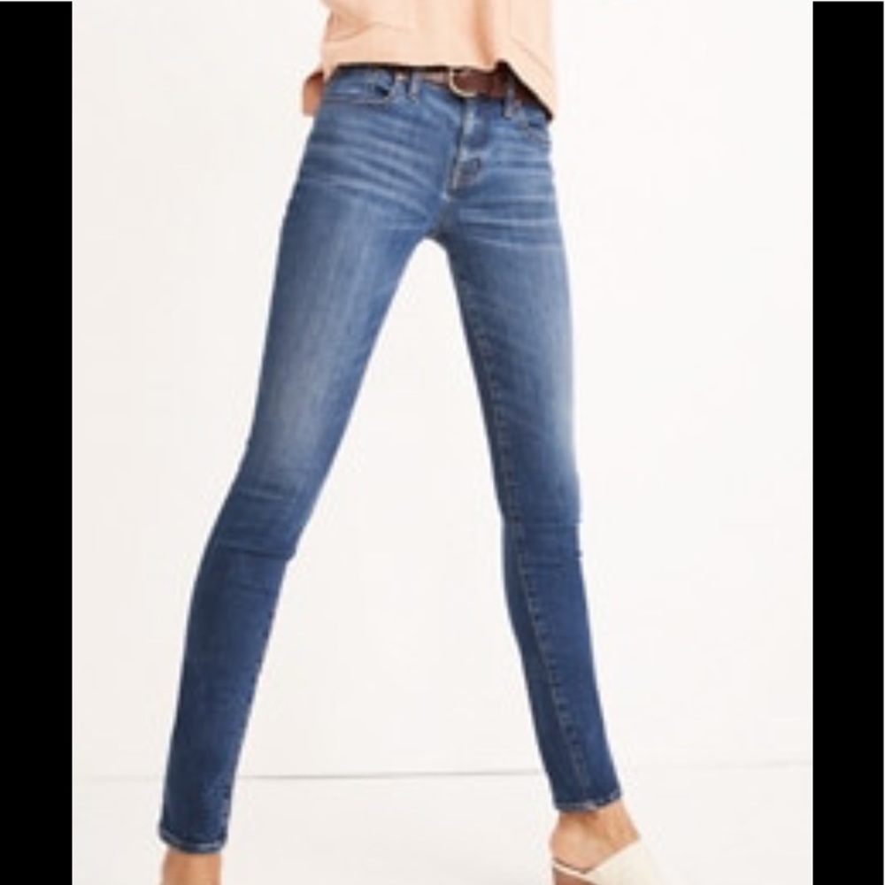 Madewell Blue Skinny Jeans